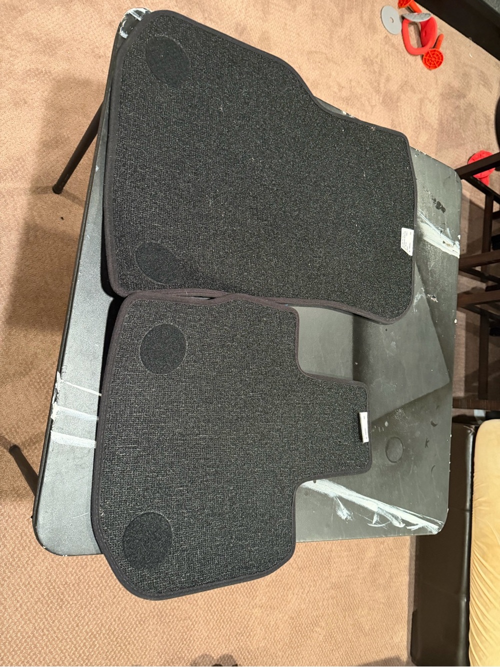 BMW Black Front Carpet Floor Mats Set